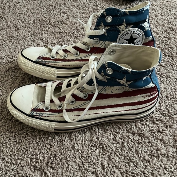 Converse Shoes American Flag Converse Poshmark